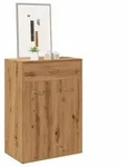 vidaXL Schuhschrank Artisan-Eiche 60x35x84 cm Holzwerkstoff