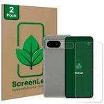 2x ScreenLeaf Clear Nachhaltiger Displayschutz f&uuml;r Google Pixel 8