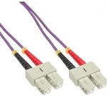 InLine&reg; LWL Duplex Kabel, SC/SC, 50/125&mu;m, OM4, 25m Kabel Patchkabel LWL