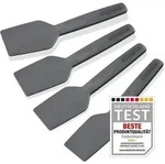 Fackelmann Statement Spachtel f&uuml;r Raclette 4er Set - Schaber mit ergonomischem Griff