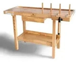 BAMATO Hobelbank WORK-1260 aus Massivholz