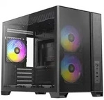ANTEC FLUX M ATX/Micro-ATX/ITX Midi Tower PC Geh&auml;use , schwarz