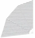 vidaXL Balkon Sichtschutz 210 x 210 cm Polyester Anthrazit und Wei&szlig;