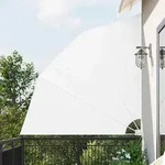 vidaXL Balkon Sichtschutz 210 x 210 cm Polyester Wei&szlig;