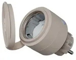 Shelly Wave Outdoor Plug S LR, Steckdose f&uuml;r Au&szlig;enbereich, Messfunktion, Z-Wave