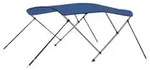 vidaXL 3-Bow Bimini Top Blau 183x180x137 cm