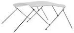 vidaXL 3-Bow Bimini Top Wei&szlig; 183x196x137 cm