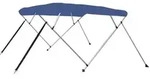 vidaXL 4-Bow Bimini Top Blau 243x180x137 cm