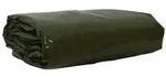 vidaXL Plane 650g / m2 Olive Gr&uuml;n 5 x 5 m Canvas mit PVC-Beschichtung