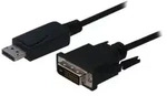 DIGITUS DisplayPortKabel DPort -> DVI(24+1) St/St 8K 2m 1.1a Multimedia-Technik