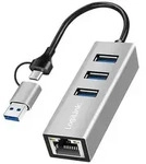 LOGILINK USB3.2 Hub UA0440 4-Port silber