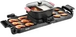VEVOR Hot Pot 2300 W 2 in 1 elektrischer rauchfreier Grill abnehmbarer