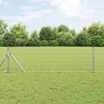 vidaXL Euro-Zaun 0,6x50 m Verzinkter Stahl