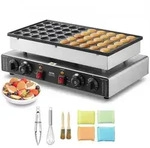 VEVOR Mini-Pfannkuchenmaker kommerzielle Dutch mini Pfannkuchen Maschine, 50...