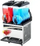VEVOR kommerzieller Frozen Drink Maker, 15 L x 2 Slush-Maschine mit zwei Tanks, 120