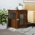 vidaXL Hundek&auml;fig im M&ouml;belstil Braun Eichen-Optik 45x62x59 cm