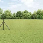vidaXL Eurozaun Grau 0,6x25 m Stahl