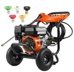 VEVOR Benzin-Hochdruckreiniger, 3500 PSI 10 L/min, 2,6 GPM Terrassenreinger mit
