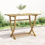 vidaXL Gartentisch Klappbar 110x55x75 cm Massivholz Akazie