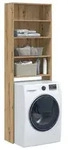vidaXL Waschmaschinenregal Artisan-Eiche 64x24x190 cm