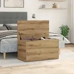 vidaXL Aufbewahrungstruhe Artisan-Eiche 84x42x46 cm Holzwerkstoff
