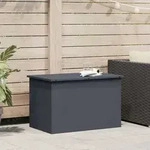vidaXL Au&szlig;enlagerbox Anthrazit 80 x 50,5 x 50 cm Stahl