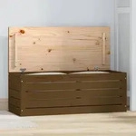 vidaXL Truhe Honigbraun 89x36,5x33 cm Massivholz Kiefer