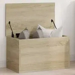 vidaXL Truhe Sonoma-Eiche 60x35x35 cm Holzwerkstoff