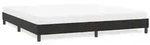 vidaXL Bettgestell ohne Matratze Schwarz 180x220 cm Samt