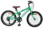 vidaXL Mountainbike 20 Zoll 6-Speed f&uuml;r 5-8 Jahre alt Gr&uuml;n