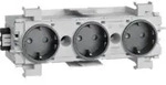 Tehalit Steckdose 3-fach gs GS3001 gsw