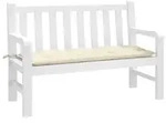 vidaXL Gartenbank-Auflage Creme 120x50x7 cm Oxford-Gewebe