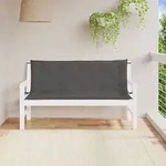 vidaXL Gartenbank-Auflagen 2 Stk. Anthrazit 150x50x7 cm Oxford-Gewebe