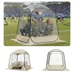 VEVOR Transparentes Zelt, 160x160x182 cm, Pop-up-Zelt f&uuml;r 2_4 Personen,...