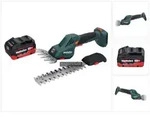 Metabo SGS 18 LTX Q Akku Gras und Strauchschere 18 V + 1x Akku 5,5 Ah - ohne