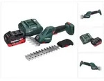 Metabo SGS 18 LTX Q Akku Gras und Strauchschere 18 V + 1x Akku 5,5 Ah +...
