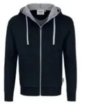 Hakro Kapuzen-Jacke Bonded 455 Schwarz Gr. XS