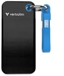 Verbatim Pocket SSD, 256 GB, USB Typ-C, 3.2 Gen 2 (3.1 Gen 2), 1000 MB/s, 10 Gbit/s,