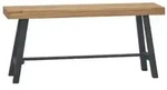 vidaXL Bank 110 cm Massivholz Teak