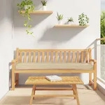 vidaXL Palettenkissen f&uuml;r Bank 2 Stk. Beige 180x40x8 cm Oxford