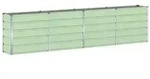vidaXL Pflanzk&uuml;bel Gr&uuml;n 320 x 40 x 75 cm Stahl