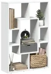 vidaXL B&uuml;cherregal Wei&szlig; 63x20x90 cm Holzwerkstoff