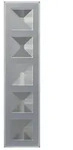 Jung Glasrahmen 5fach AV 585 GLM KG