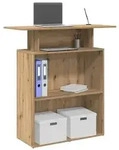 vidaXL Empfangstheke Artisan-Eiche 100x40x104 cm Holzwerkstoff
