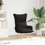 vidaXL Relaxsessel Schwarz Stoff