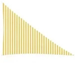 vidaXL Sonnensegel 3 x 4 x 5 m HDPE