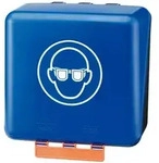 Aufb.Box SECU Midi Standard, f. Augenschutz, blau
