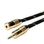 ROLINE GOLD 3,5mm Audio-Verl&auml;ngerungskabel ST/BU, 10 m Kabel Audio- / Videokabel