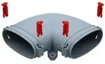 Helios Ventilatoren FlexPipe Bogen Horizontal FRS-BH 51