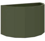 vidaXL Pflanzk&uuml;bel Olive Gr&uuml;n 60 x 30 x 35 cm Stahl